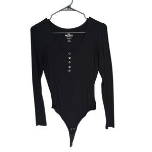 Holister Black Long Sleeve bodysuit